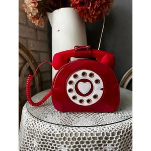 Rotary Telephone Purse with speaker in receiver